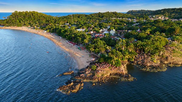 itacare por do sol praia da concha